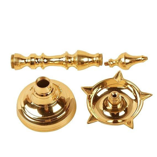 10 Inch Regional Brass Kerala Kuthu Vilakku for Pooja & Gifting-ArtyCraftz.com