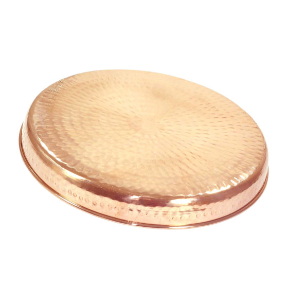 Pure Copper Dinner Thali Set, Serveware & Dinnerware, 10 Pieces