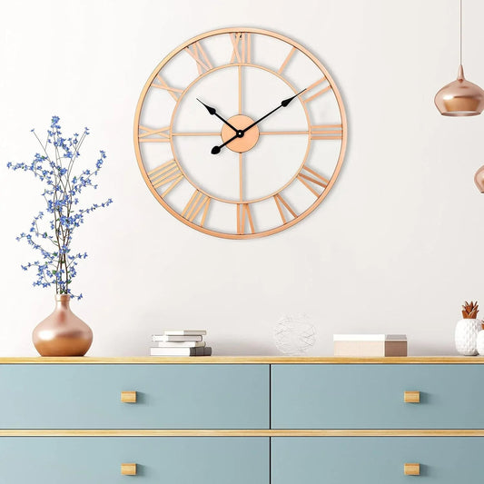 22 Inch Metal Premium Roman Analog Wall Clock
