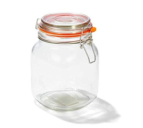 250ml Transparent Glass Cookie Jars -ArtyCraftz.com