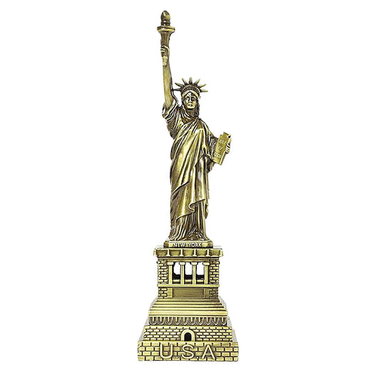 25 cm Metal Statue of Liberty Miniature New York Landmark Showpiece-artyraft.com