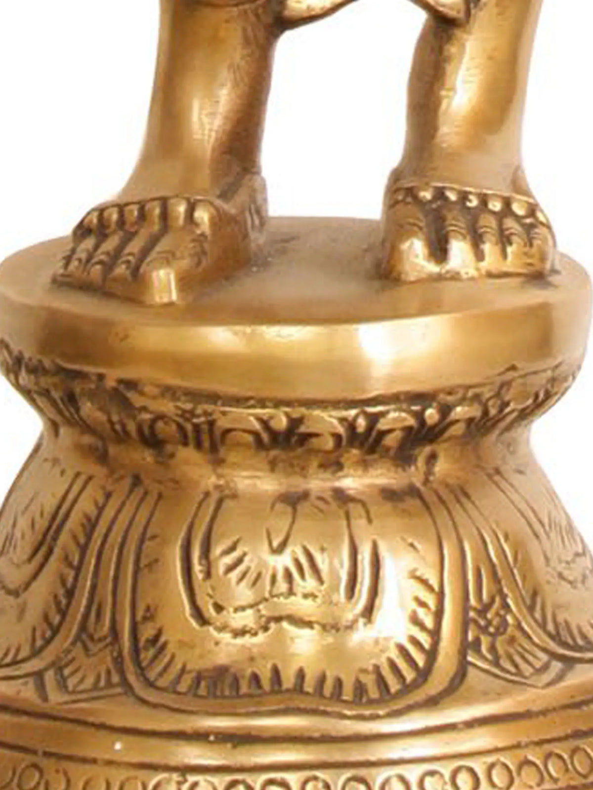 28 Inch Brass Statue of a Namaste Lady - ArtyCraftz.com