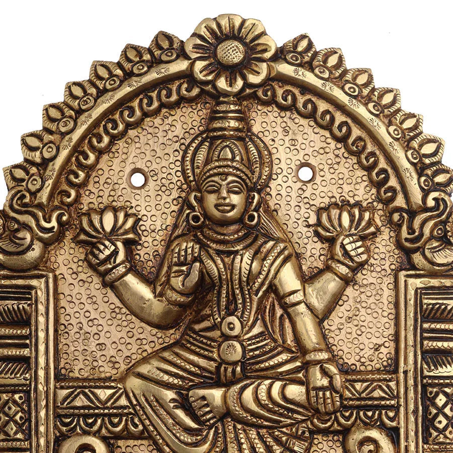 Brass Ashta Lakshmi Wall Hanging Set -ArtyCraftz.com