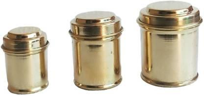 Handcrafted Brass Box Set of 3 for Childrens