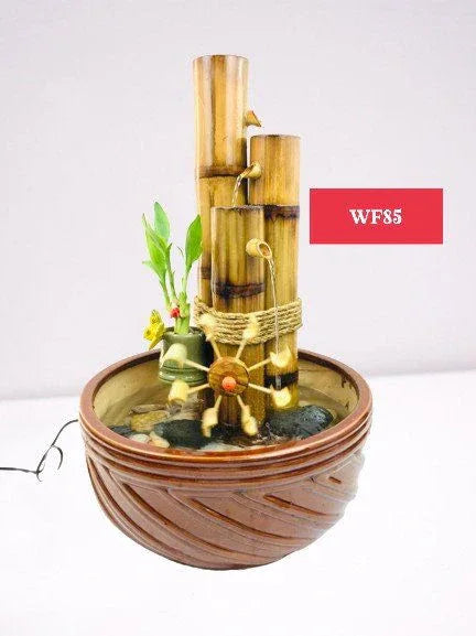 3-Tiered Bamboo Fountain Turbine - ArtyCraftz.com