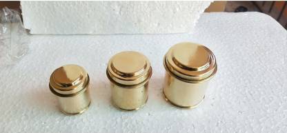 Handcrafted Brass Box Set of 3 for Childrens
