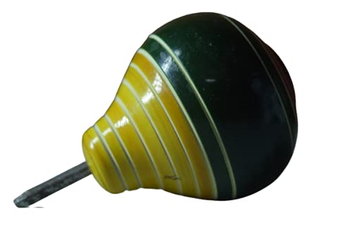 Channapatna Wooden Playing Tops (Lattoo, Buguri) Combo Pack of 4 Types