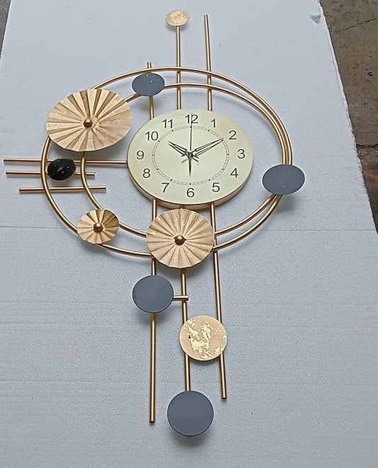 36 Inch Iron Metal Decorative Wall Clock,Wall Decor - ArtyCraftz.com