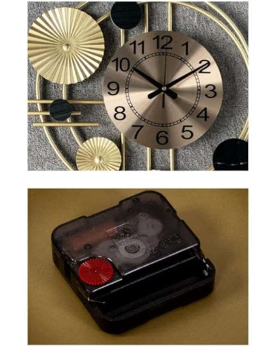 36 Inch Iron Metal Decorative Wall Clock,Wall Decor - ArtyCraftz.com
