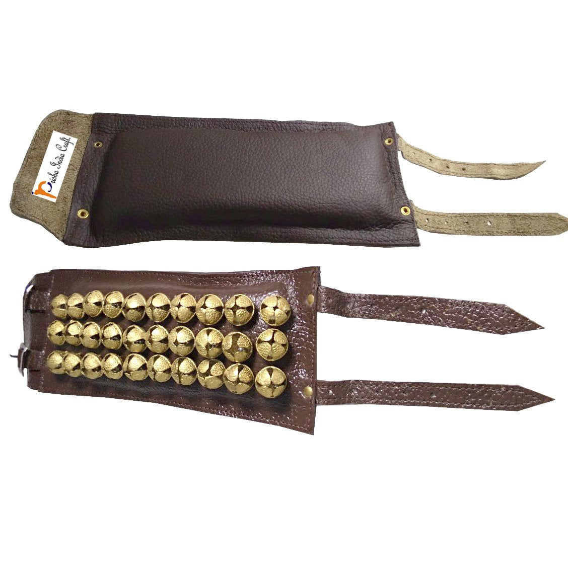 Leather Pad Ghungroo Pair