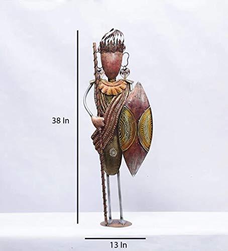 Handcrafted Metal Trible Garud for Showpiece