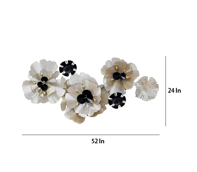 Luxury Iron Floral Wall Art-ArtyCraftz.com