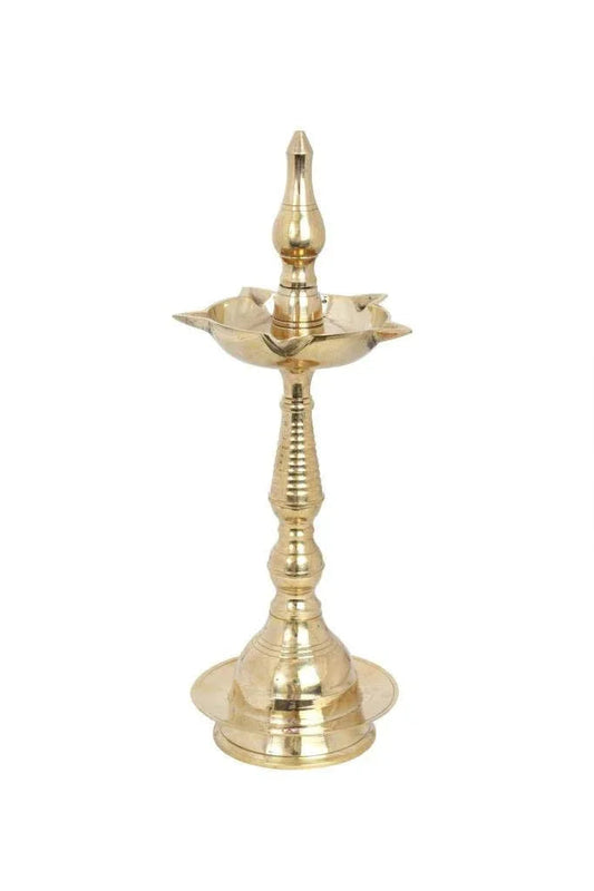 Brass Fancy Kerala Lamp-ArtyCraftz.com