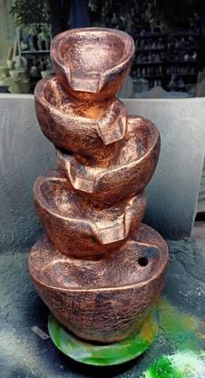 5-Tier Resin Fountain with LED Lights-ArtyCraftz.com