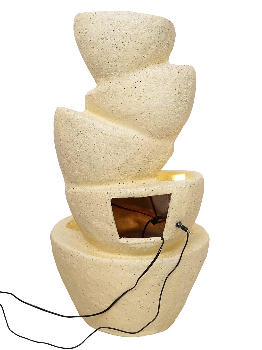 5-Tier Resin Fountain with LED Lights-ArtyCraftz.com