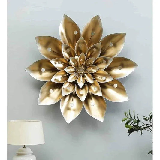 Handcrafted Metal Flower for Wall Decor 32 Inches