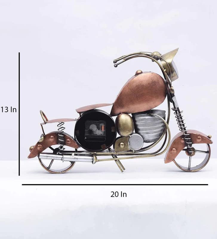 Vintage Scooter Table Clock
