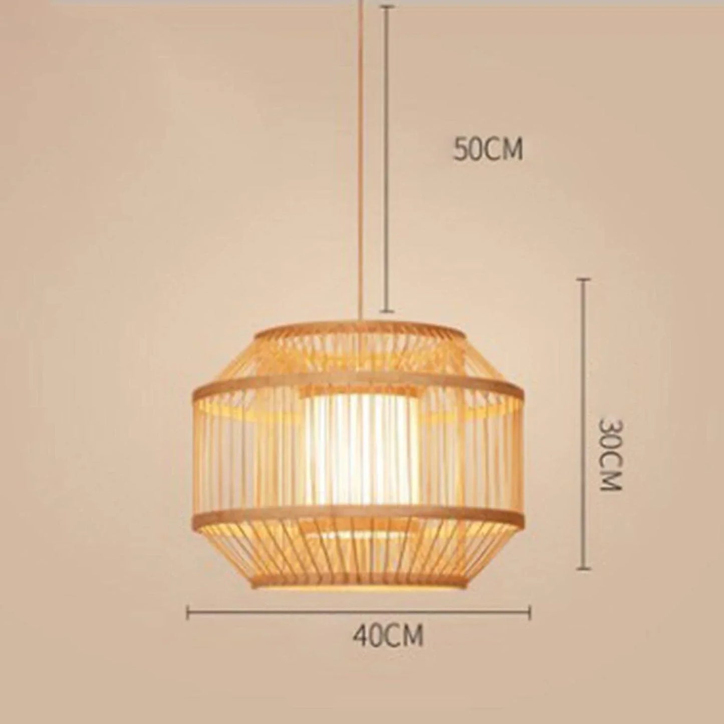 Handcrafted Vintage Style Chandelier Lamp Ceiling Light With Dimension