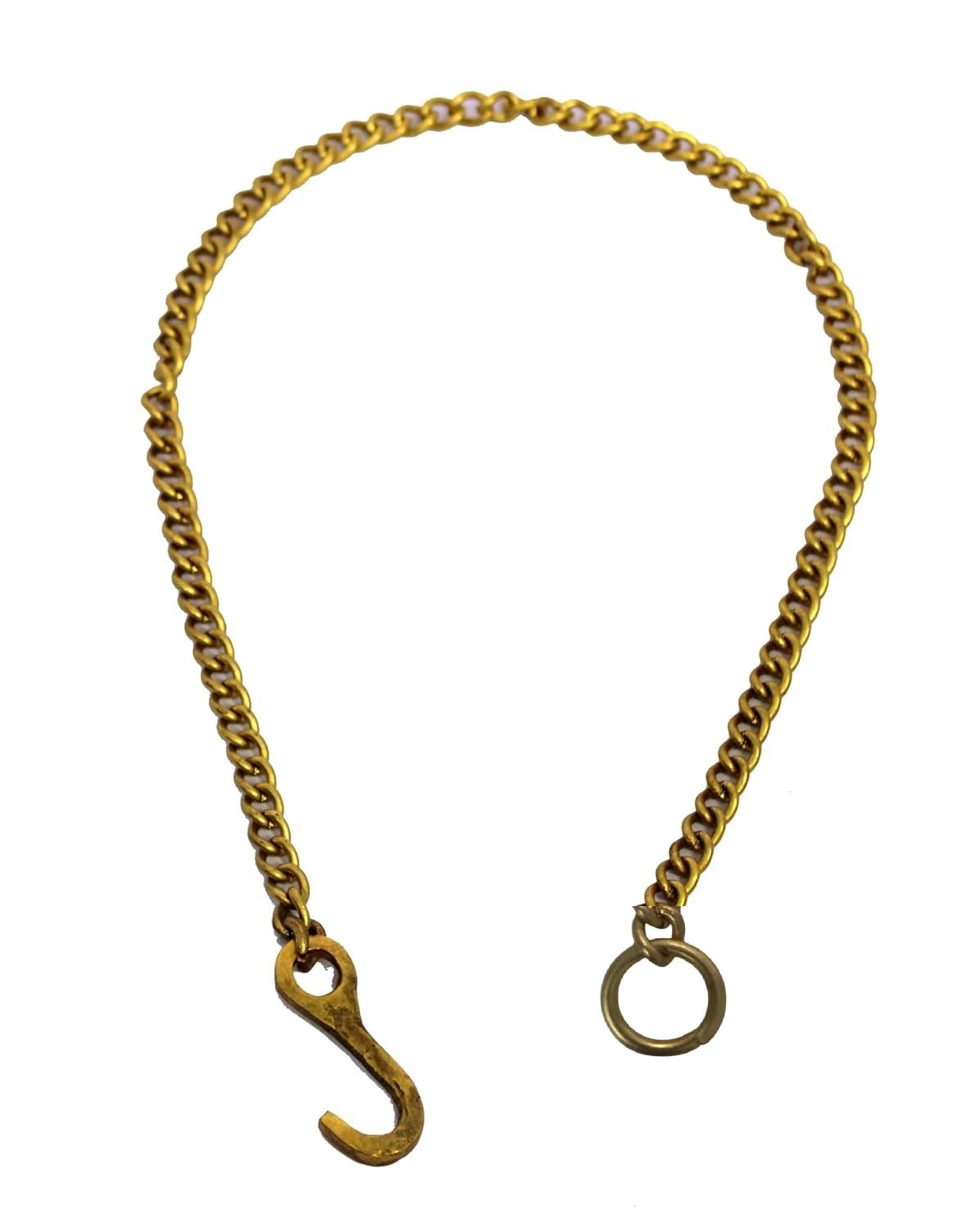 Brass Chain with Hooks for Hanging Diya 1 Meter