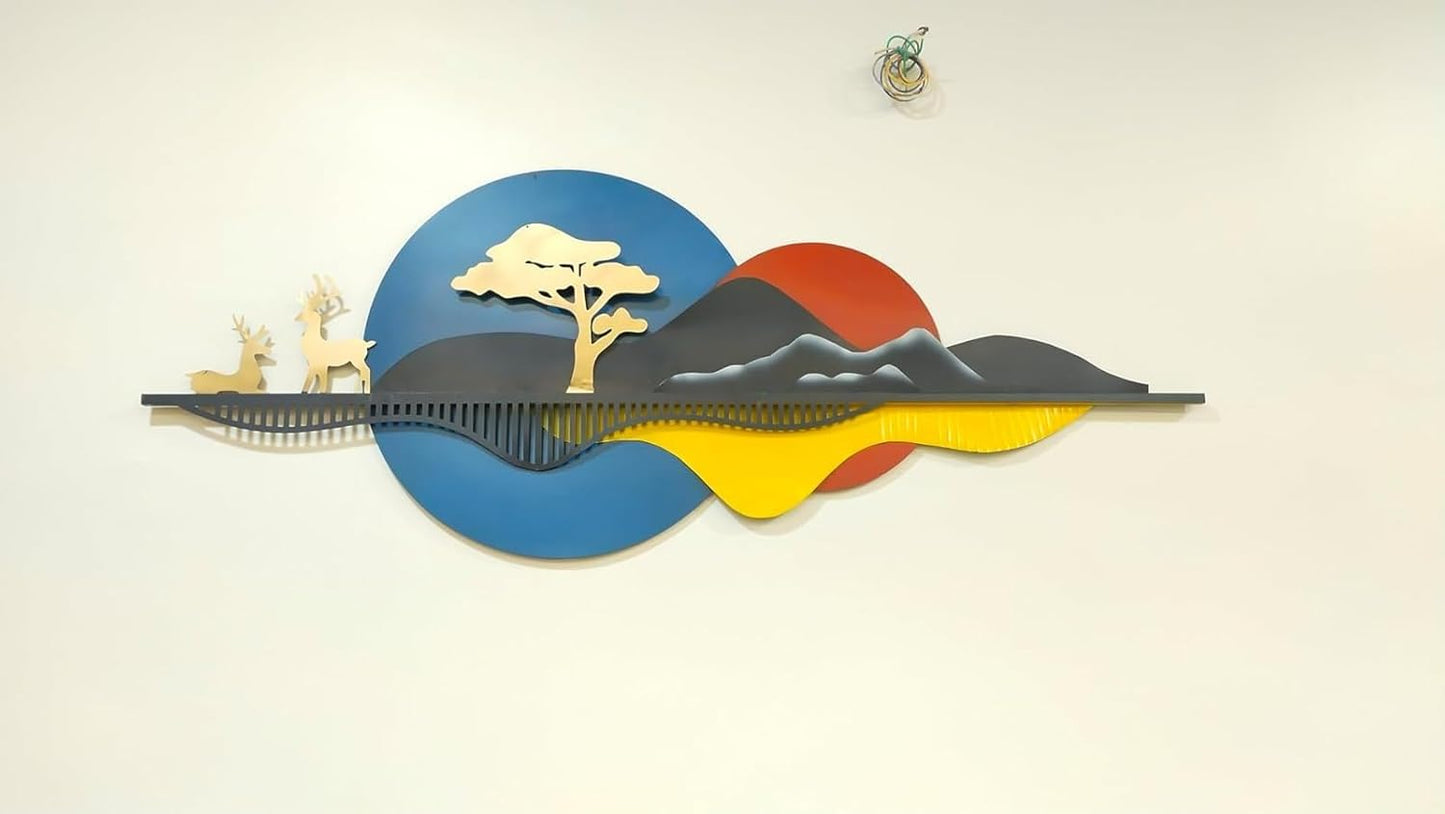 Modern Nature Metal Decor - ArtyCraftz.com