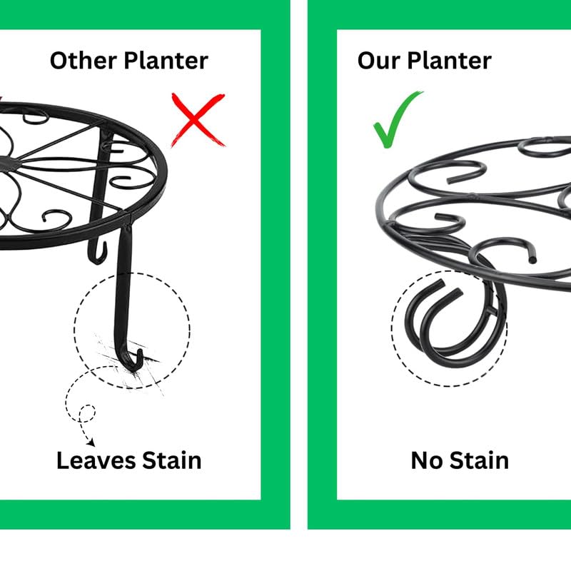 Iron Pot Short Stand for Garden Stand