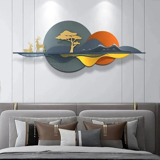Modern Nature Metal Decor - ArtyCraftz.com