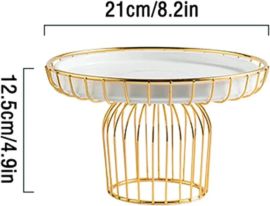 Multipurpose Round Cake Stand with Dimension