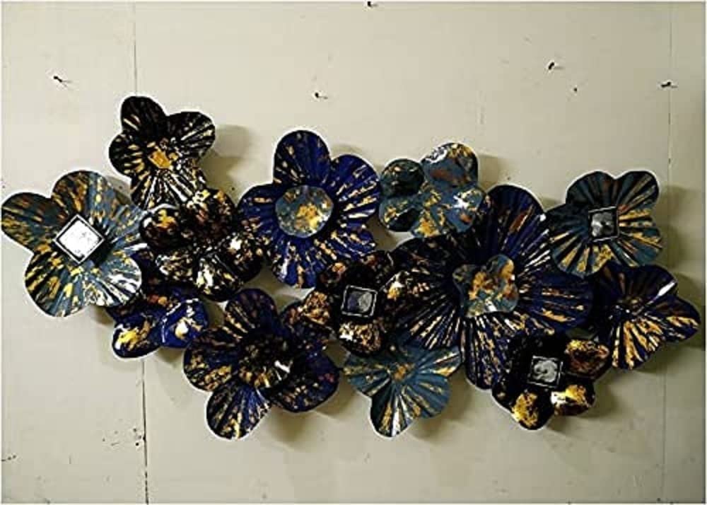 ONQUIL Floral Iron Wall Art -ArtyCraftz.com