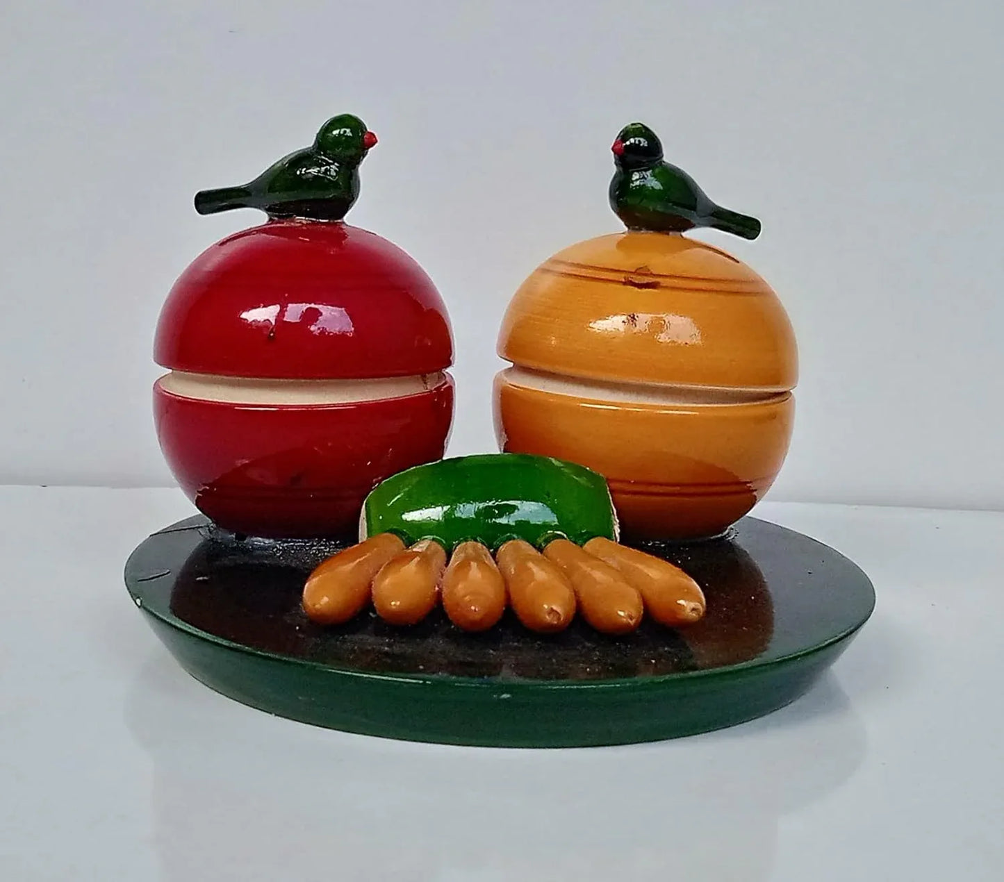 Haldi Kumkum Sindur Vibhuti Holder Container Box Bowl