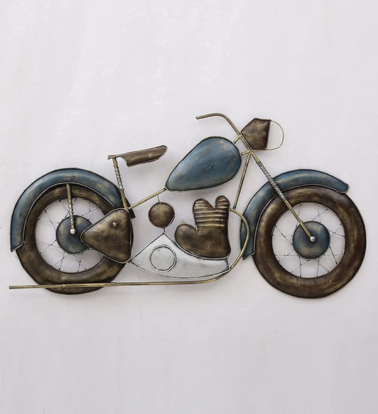 Handcrafted Metal Bike Wall Art