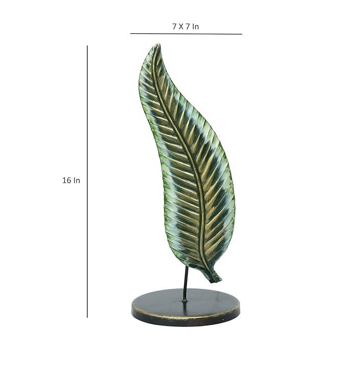 Handmade Metal Spanish Leaf Showpiece