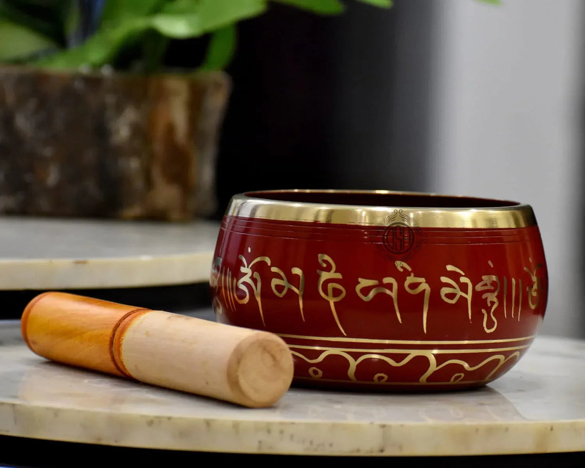 Tibetan Singing Bowl Handcrafted Meditation Sound Bowl