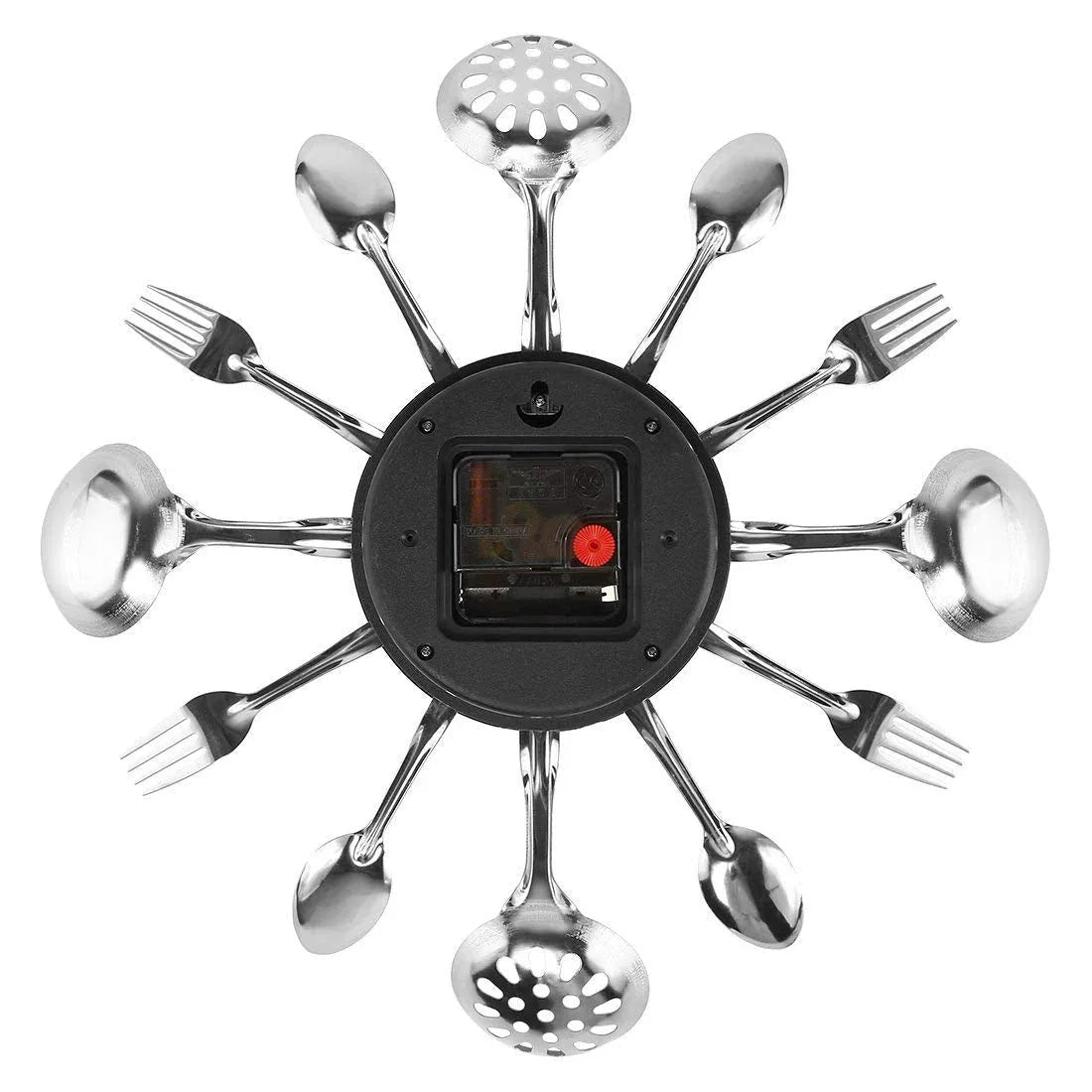 Indian Cutlery Set Kitchen Wall Clock