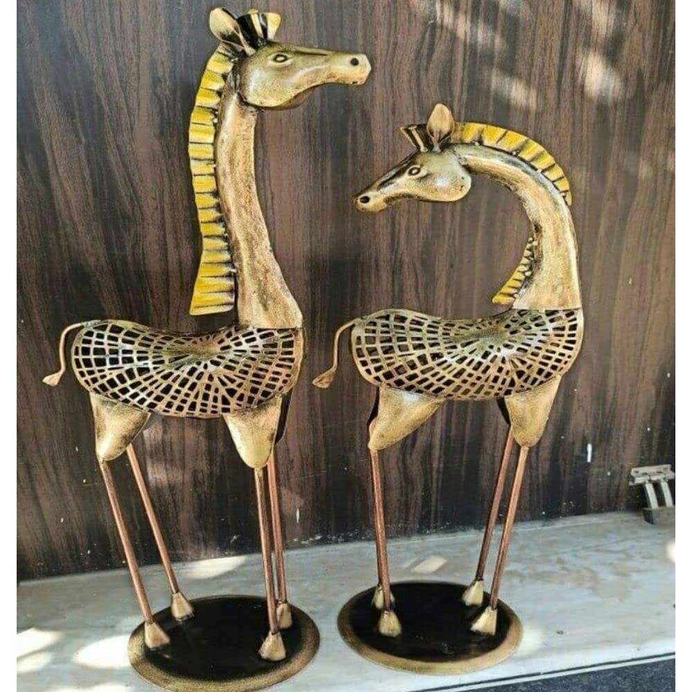 Iron Giraffe Showpiece - ArtyCraftz.com