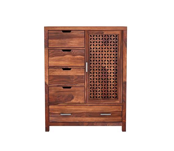 Handcrafted Wooden Chest Drawer for Home Decor