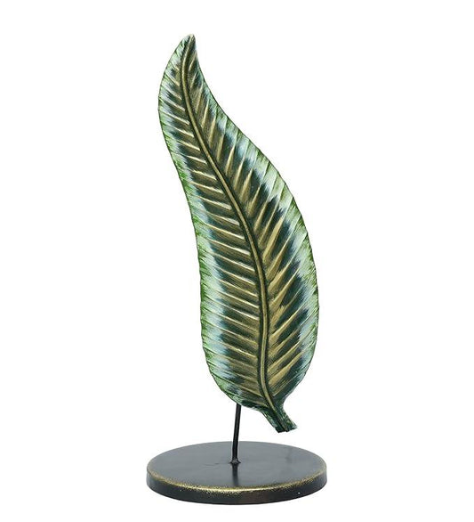 Handmade Metal Spanish Leaf Showpiece