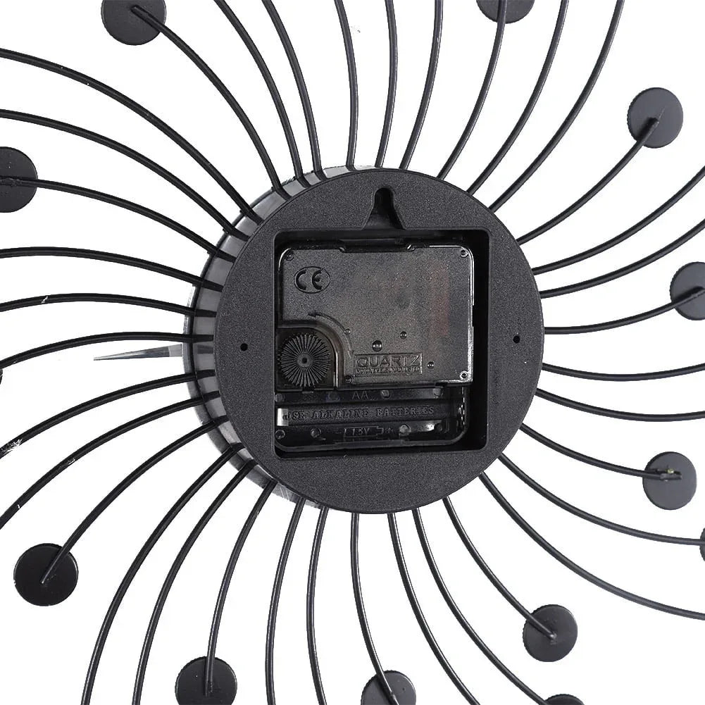 Crystal Starburst Wall Clock