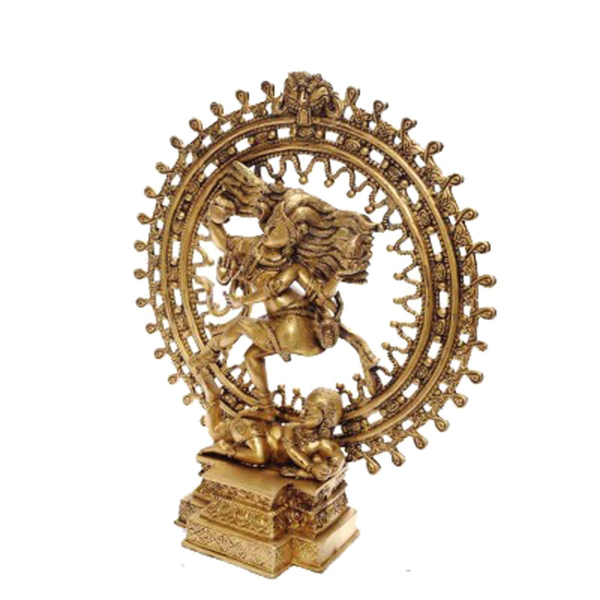 Large Brass Nataraja Statue – Lord Shiva Dancing Sculpture