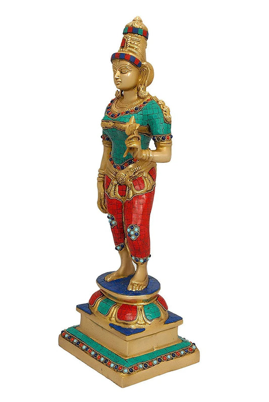 Brass Ram Darbar Statue, Height 24 Inch