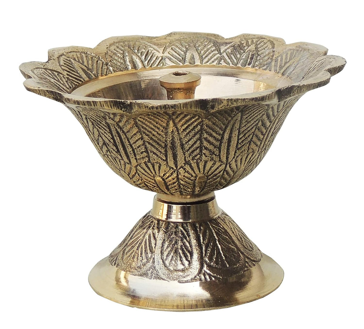 Brass Diya Deepak Akhand Jyoti Pooja Gifting, House Warming, Wedding