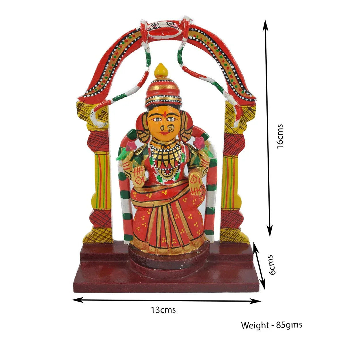 Kondapalli Wooden Padmavathi Statue Dimension