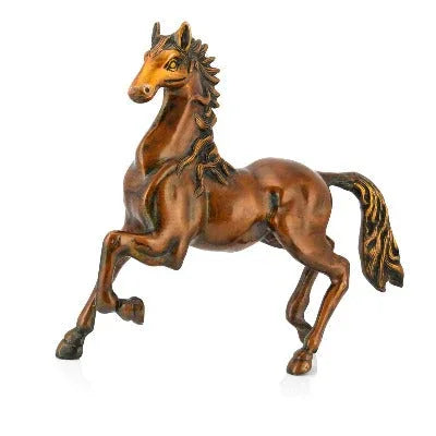 Brass Running Horse Idol