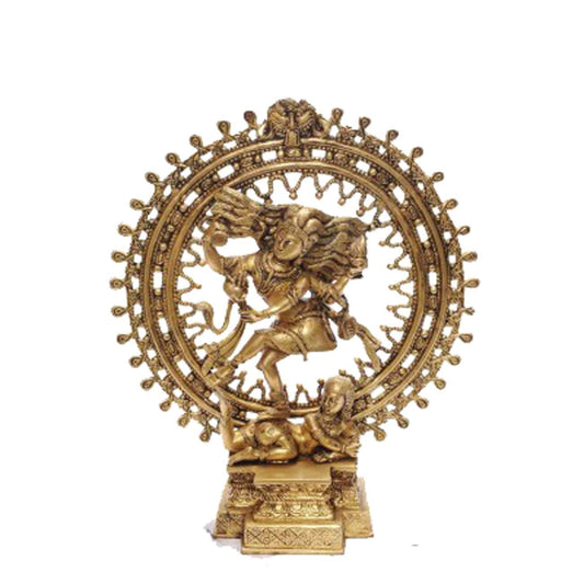 Large Brass Nataraja Statue – Lord Shiva Dancing Sculpture