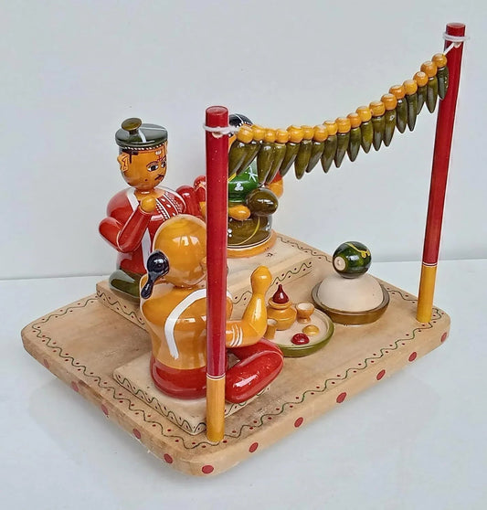 Etikoppaka Marriage Mandapam Showpiece