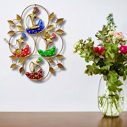 Handcrafted Metal Doll Frame for Wall Decor