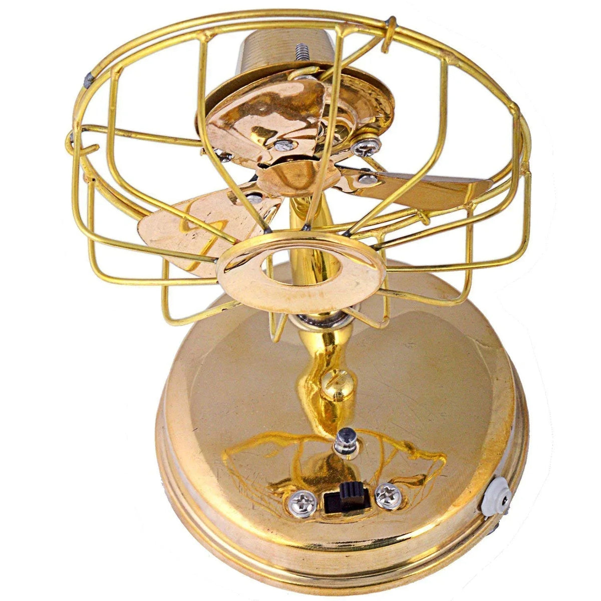 Mini Brass Table Fan Showpiece-ArtyCraftz.com