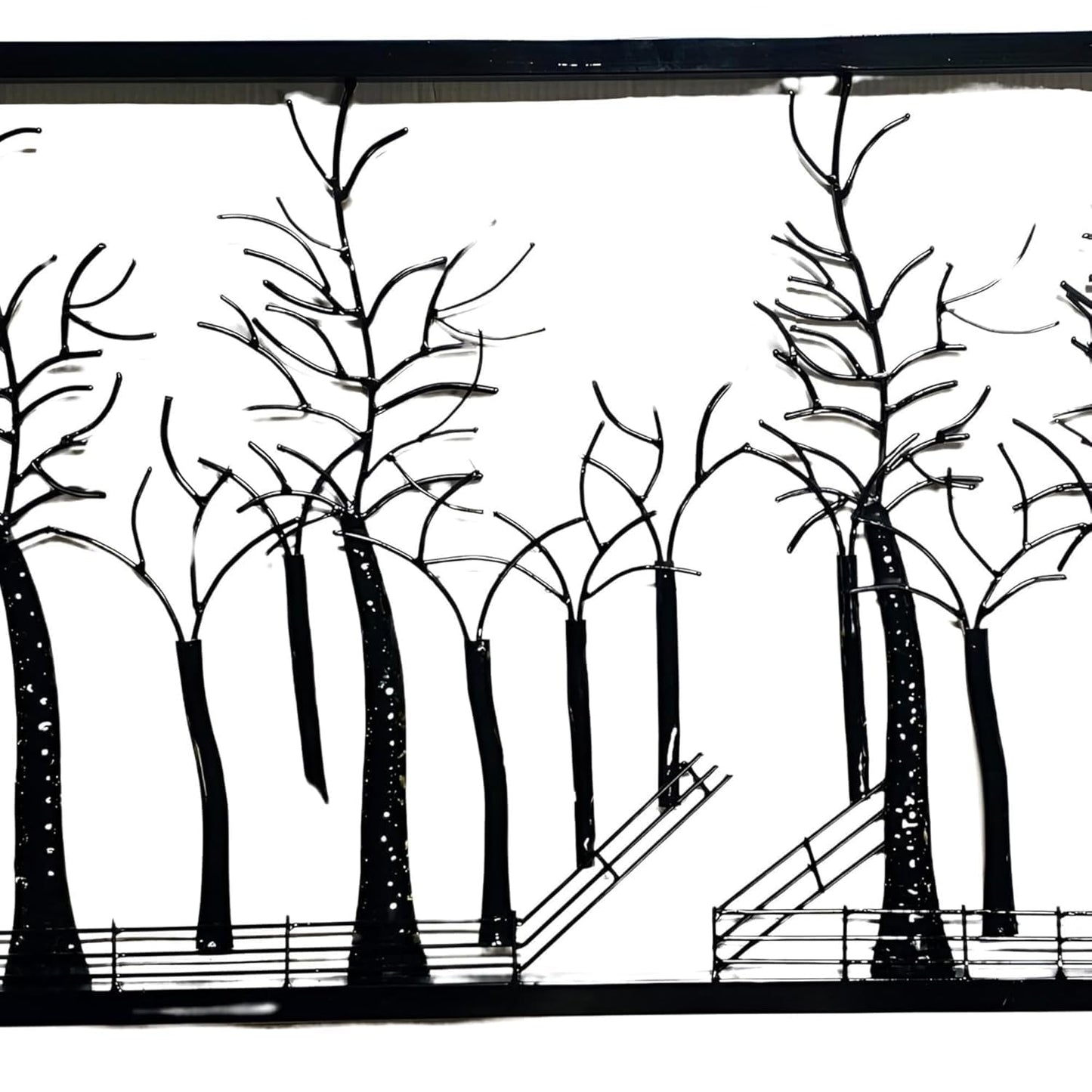 Metal Magical Forest Tree Wall Frame