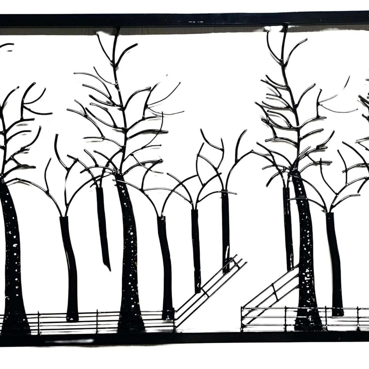 Metal Magical Forest Tree Wall Frame