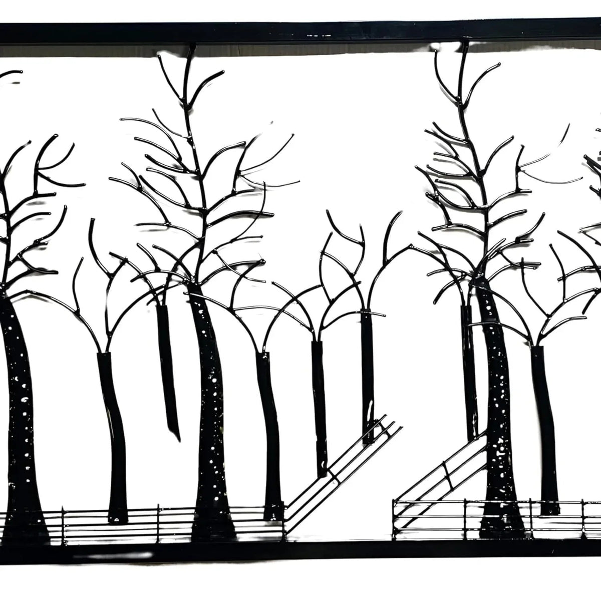 Metal Magical Forest Tree Wall Frame