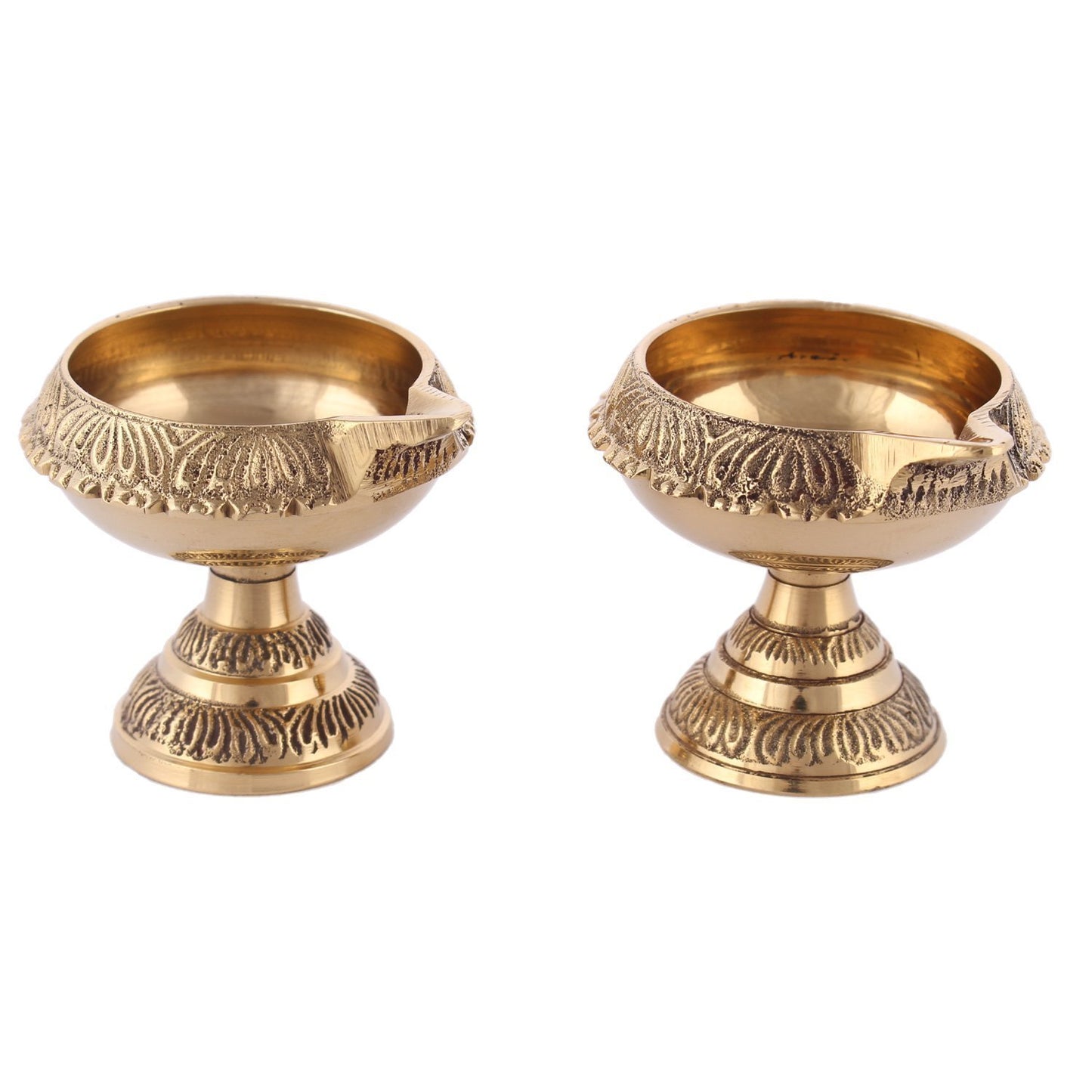 Brass Kuber Deep for Lakshmi & Kubera Pooja-ArtyCraftz.com